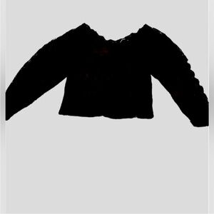 size M/L black v-neck eesome super soft sweater